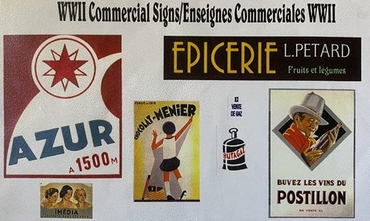 FoG Models 1/35 French Commercial Signs and posters