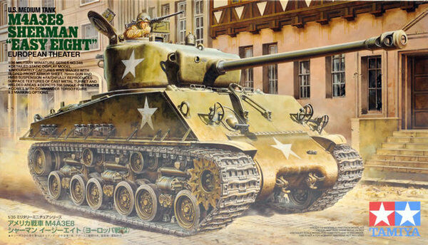 Tamiya 1/35 scale WW2 Allied SHERMAN EASY 8 EURO THEATRE ETO