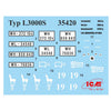 ICM VEHICLES 1:35 Vehicles of the DAK, German WWII Afrika Korps (Set of 3)