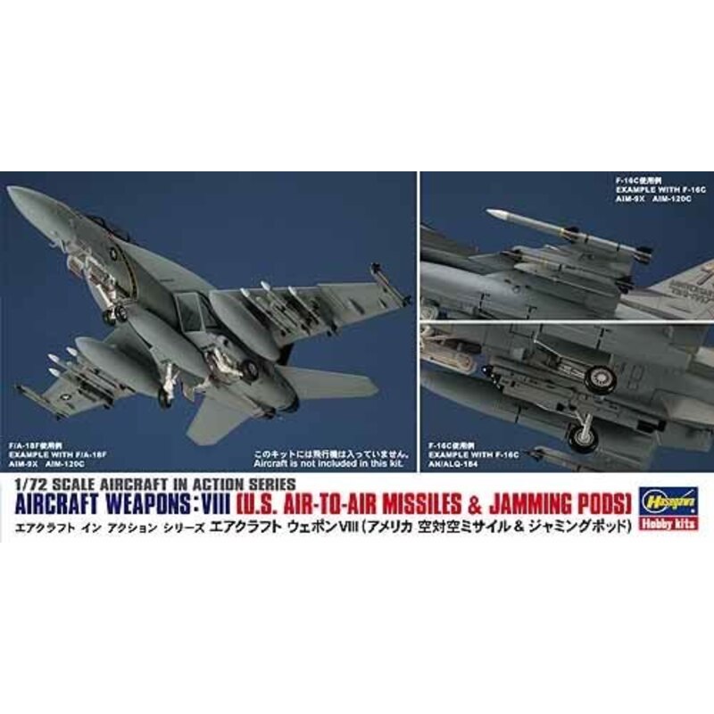 Hasegawa 1:72 U.S Aircraft Weapon Set #8 plane model kit upgrade