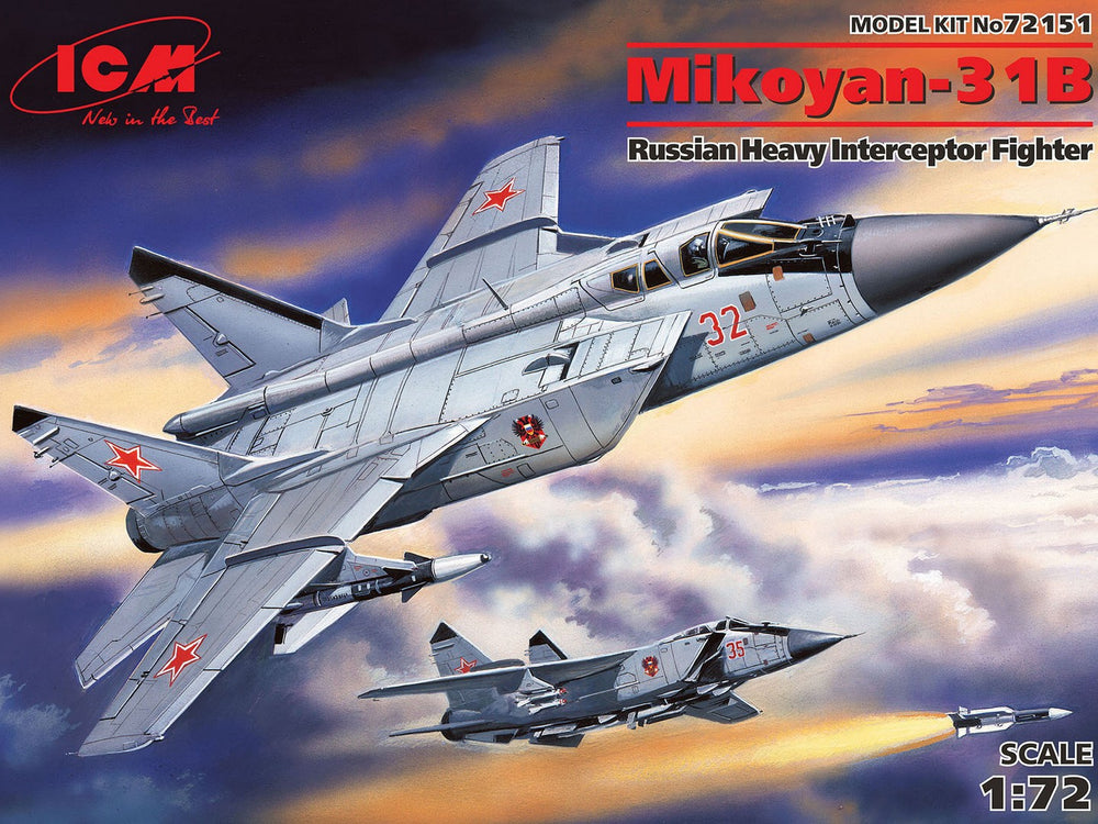 ICM 1/72 Mikoyan-31B, Russian Heavy Interceptor Fighter