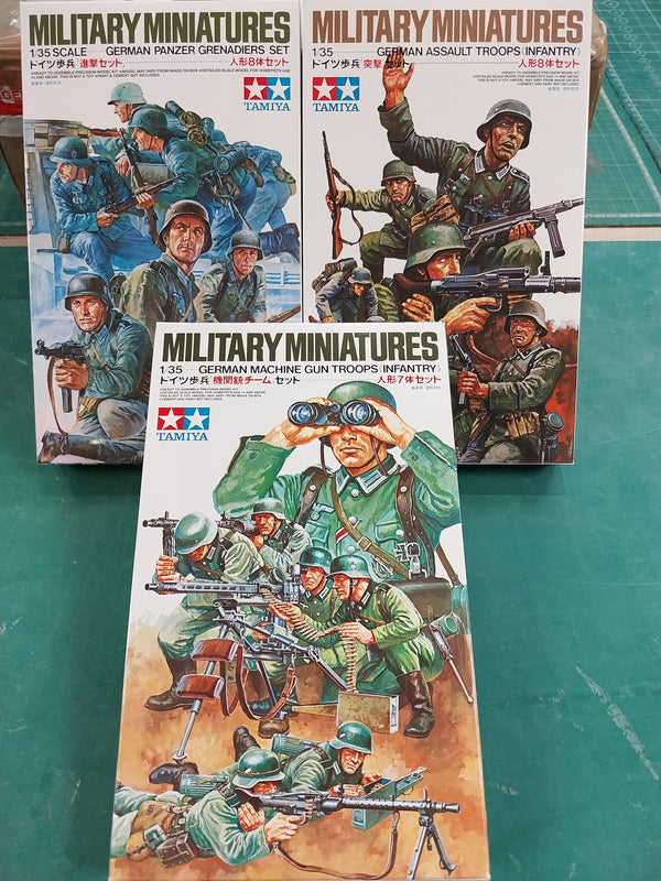 Tamiya 1/35 WW2 German Infantry pack – 3 sets