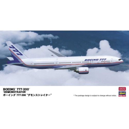 Hasegawa 1:200 Boeing 777-200 Demonstrator Kit