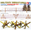 Tamiya 1/35 scale Barricades set of tank traps and defences