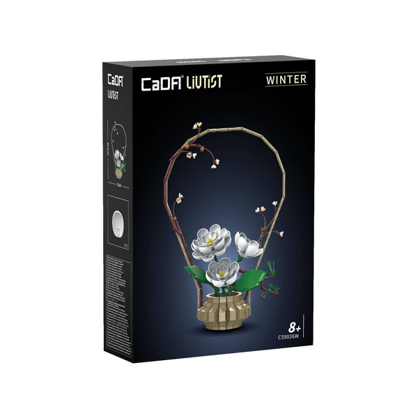 CADA CREATIVE Oriental Floral Art: Winter - 990 pcs