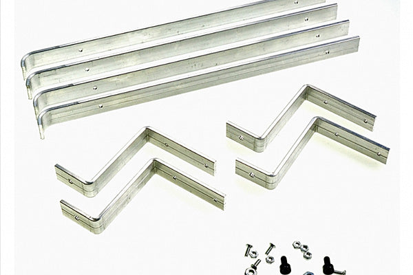 CARSON R/C 1:14 Flatbed Aluminium Underride Guard rail 190mm