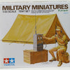 Tamiya 1/35 scale WW2 German DAK Afrika Korp TENT and radio SET