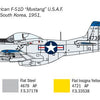 Italeri 1/72 F-51D Mustang “Korean War” plane aircraft model kit