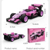CADA 1:32 CARS Pink Circuit Racing Car - 123 pcs