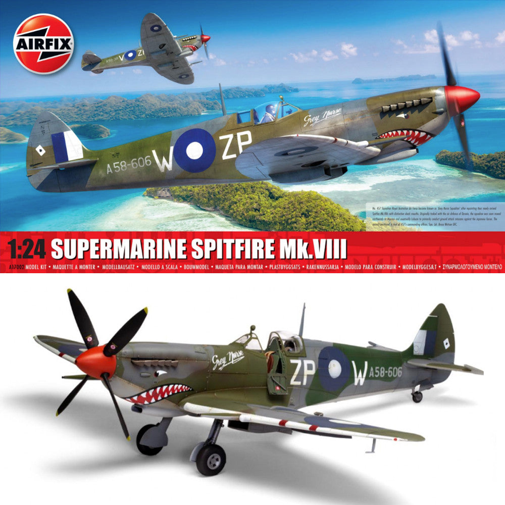 Airfix A17002 Supermarine Spitfire Mk.Ixc 1:24 Plane Model Kit | Fields ...