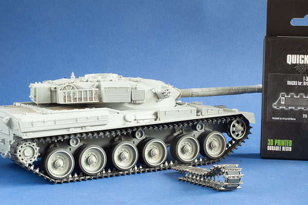 Quick Tracks 1/35 scale track upgrade British MBT Chieftain