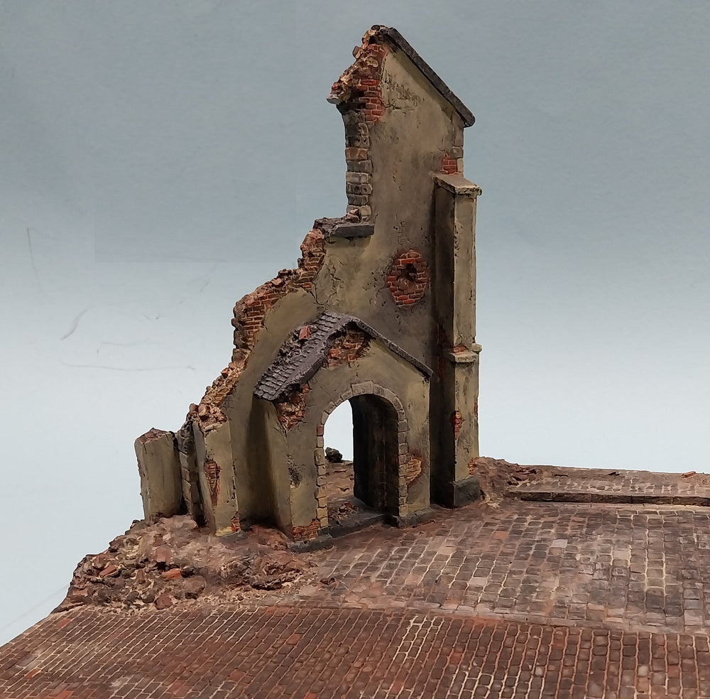 FoG Models 1/35 scale WW2 Norman Chapel Ruin (Base 285mm x 285mm)