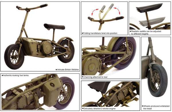 Dragon 1/6 WW2 BRITISH PARA's WELBIKE