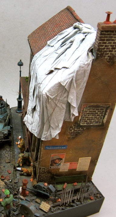 FoG models 1/35 scale WW2 House interior wall building facade 120mm x 245mm