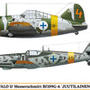 Hasegawa 1:72 B-239 Buffalo & Messerschmitt Bf109G-6 Juutilainen Figure 2 Kits