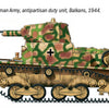 Italeri 1/35 scale MILITARY WW2 Italian Carro Armato L6/40 Light Tank model kit