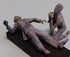 1/35 Scale resin model kit Zombie and victim