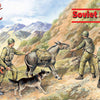 ICM 1/35 Cold War Soviet Sappers (1979-1988) (4 figures - 3 soldiers, 1 sapper, donkey figure, dog figure)