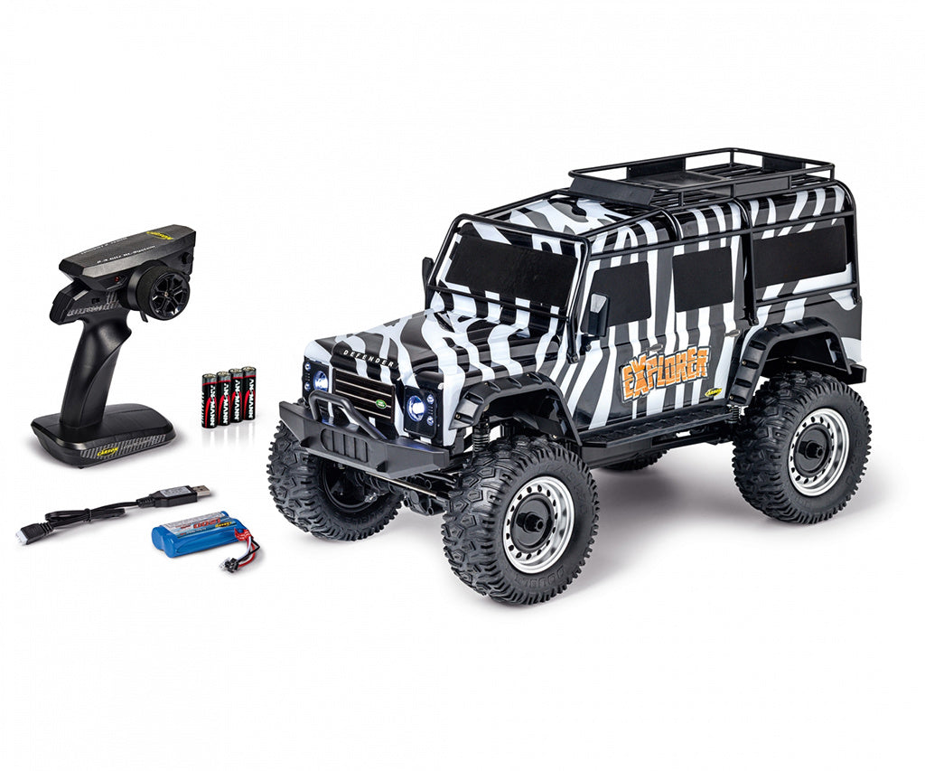 Carson 1:8 Land Rover Defender RTR Safari RC model kit | Fields of ...