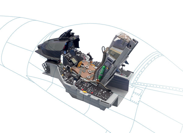 Italeri 1/12 scale General-Dynamics F-16 Cockpit