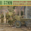 Riich Models 1/35 U.S.M1 57mm Anti-Tank Gun (Early Version) on M1A3 Carriage (5 Figures)