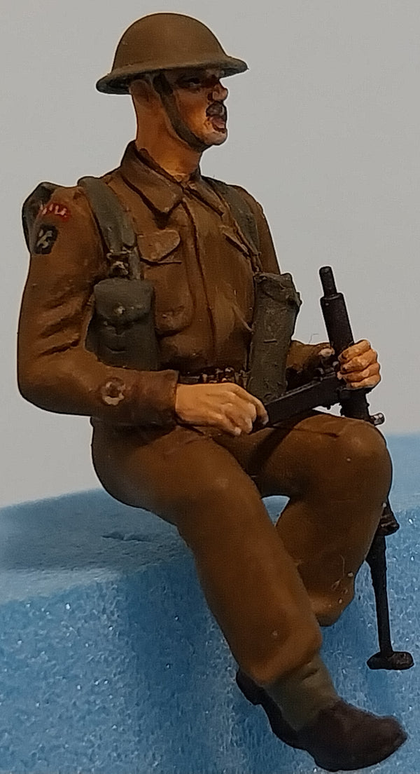 Homefront 1/35 scale WW2 British Infantry sitting #5