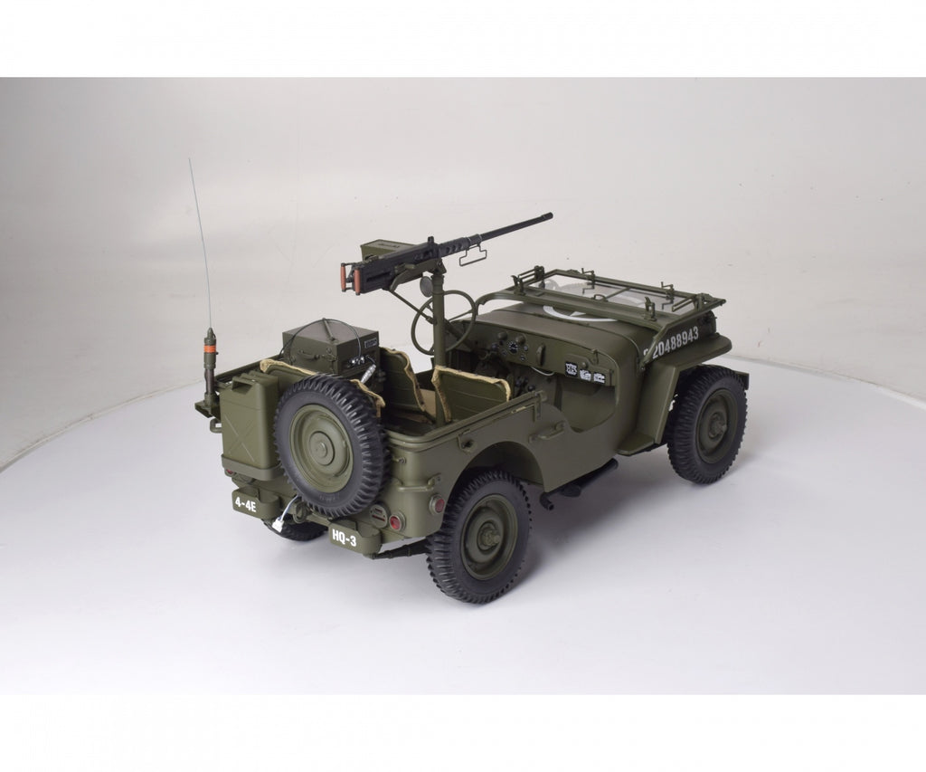 IXO COLLECTIONS Full Kit WW2 US Willys & Acc. 1/8 Scale Metal Kit ...