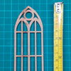 1/35 scale laser cut wooden Large Church windows (2 pcs)