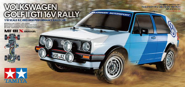 Tamiya 1/10 RC VW Golf MK2 GTI 16 Rally car MK-01X