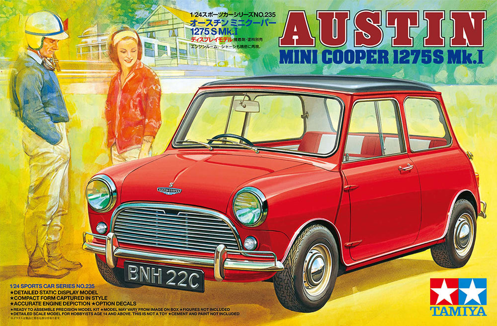 Tamiya 1/24 scale CAR Austin Mini Cooper 1275S Mk.I model kit