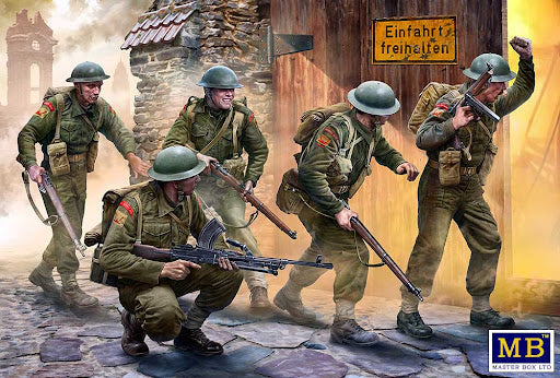 Masterbox 1/35 Scale WW2 British Infantry Western Europe 1944-1945