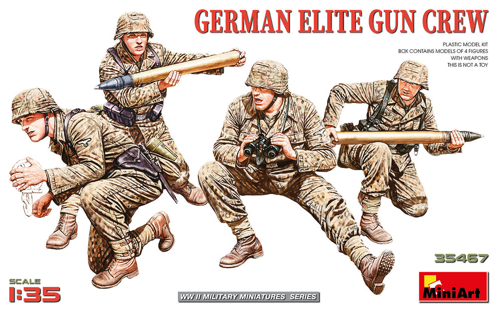 Miniart 1/35 WW2 GERMAN ELITE GUN CREW