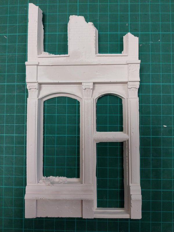 FoG Models 1/35 scale Ruined building walls #22 diorama accessory