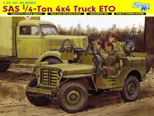 Dragon 1/35 WW2 British SAS 1/4 Ton 4x4 Truck ETO