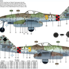 Das Werk 1/32 scale WW2 Messerschmitt Me-262 jet fighter plane