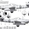 Das Werk 1/32 scale WW2 Messerschmitt Me-262 jet fighter plane