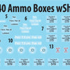 Miniart 1/35 WW2 German 7.5cm PaK40 AMMO BOXES WITH SHELLS SET 2