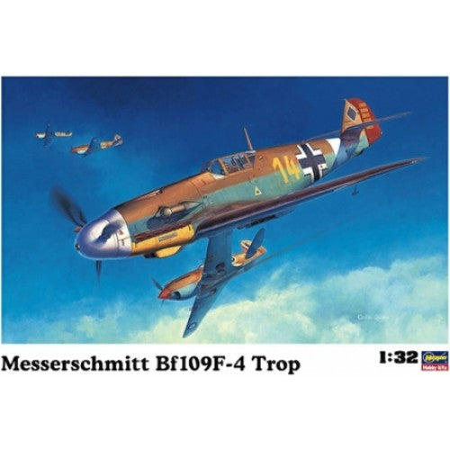 Hasegawa 1:32 Messerschmitt Bf109F-4 TROP aircraft model kit