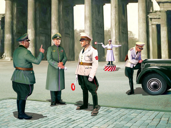 ICM 1/35 WW2 German Road Police (5 figures)