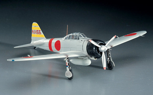 Hasegawa 1:72 scale IJN WW2 A6M2 Zero Type 21 aircraft model kit