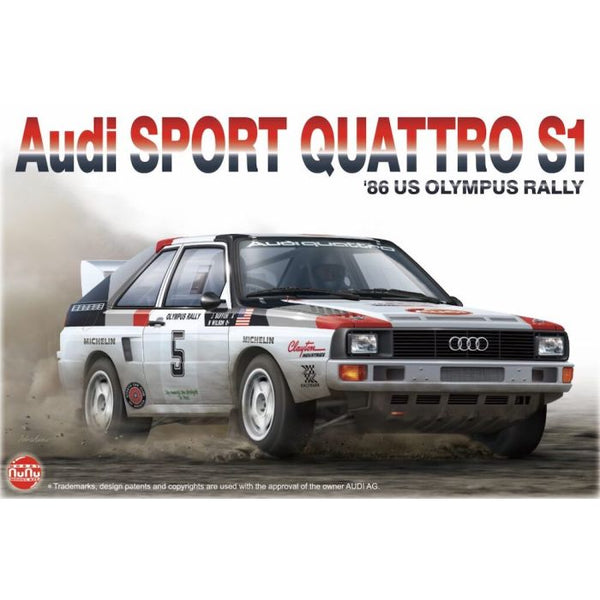 NUNU 1/24 CAR Audi S1 '86 Olympus Rally