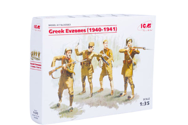 ICM 1/35 WW2 Greek Evzones (1940-1941) (4 figures)