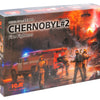 ICM 1/35 Chernobyl#2. Fire Fighters (AC-40-137A firetruck & 4 figures & diorama base with background)
