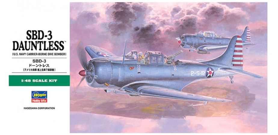 Hasegawa 1:48 Douglas SBD-3 Dauntless