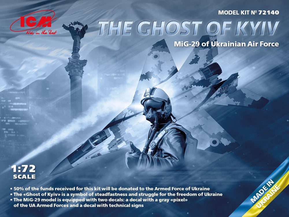 ICM 1/72 The Ghost of Kyiv (MiG-29 of Ukrainian Air Forces)