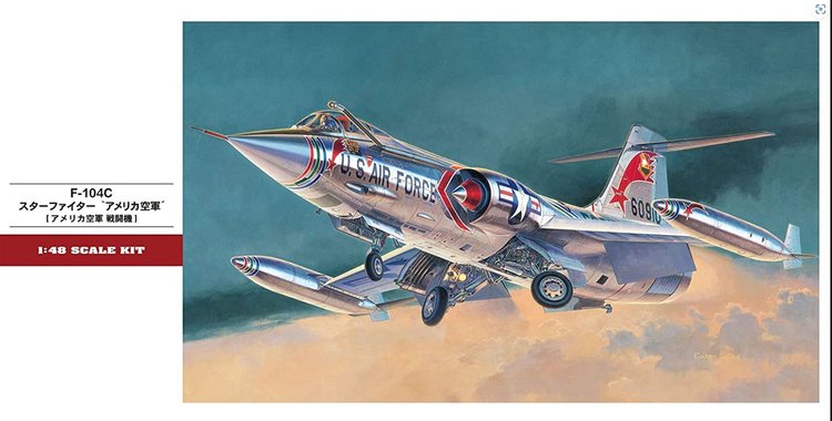 Hasegawa 1:48 Lockheed F-104C Starfighter U.S.A.F.