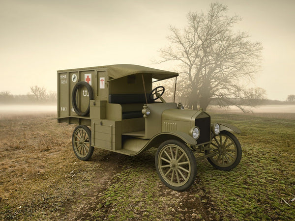 ICM 1/35 WW1 Model T 1917 Ambulance, WWI American Car