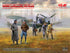 ICM 1/48 WW2 Luftwaffe Airfield (Messerschmitt Bf 109F-4, Hs 126 B-1, German Luftwaffe Pilots and Ground Personnel (7 figures))
