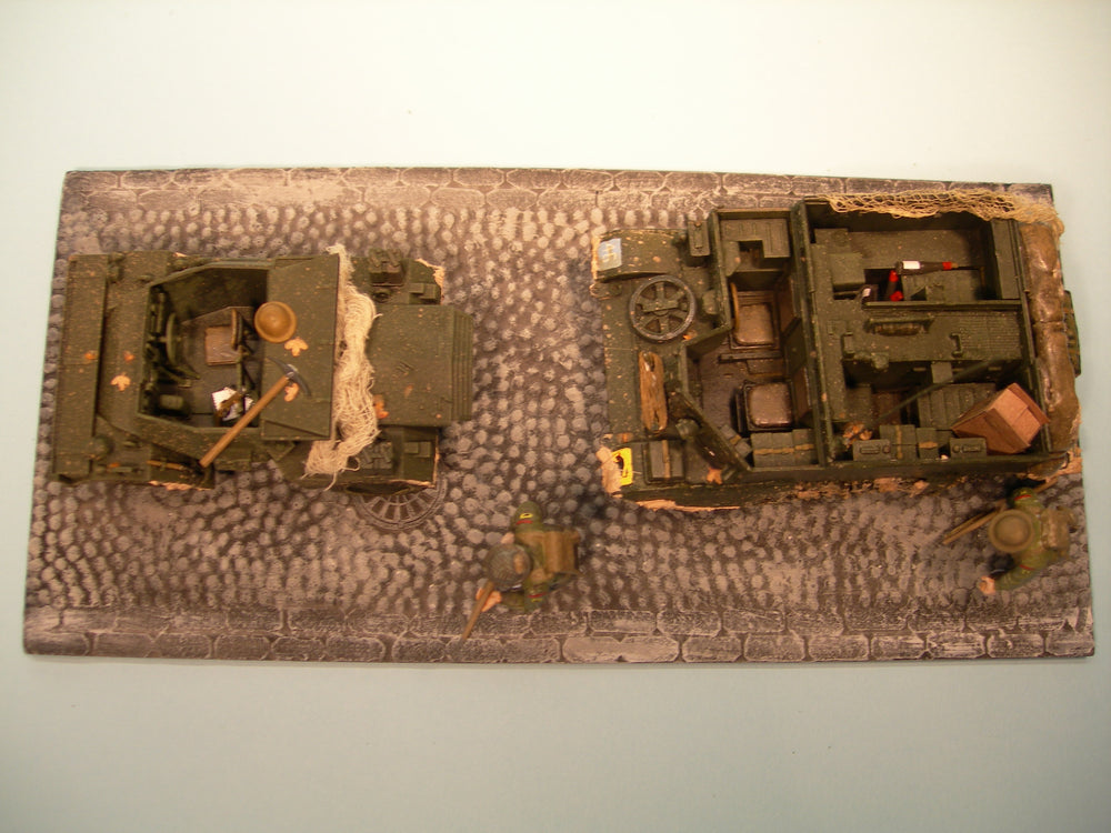 FoG Models 1/35 Scale Cobbled Street Section with Drain in Gutter (resin)