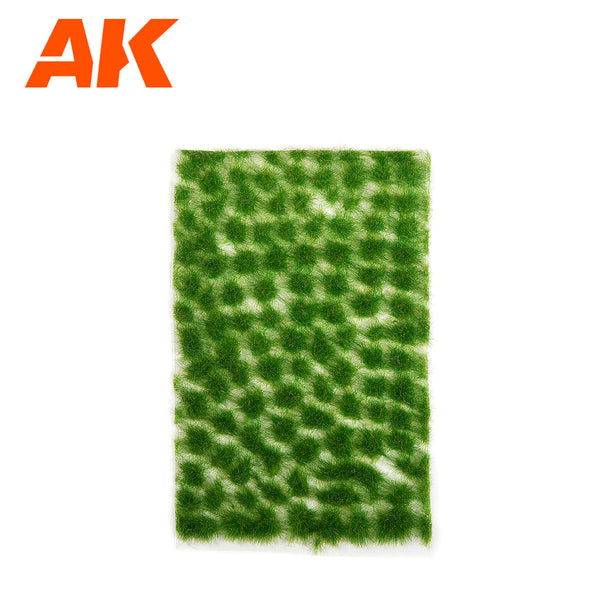 AK Interactive LIGHT GREEN TUFTS 4MM